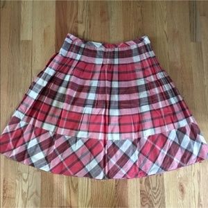 Talbots plaid  skirt